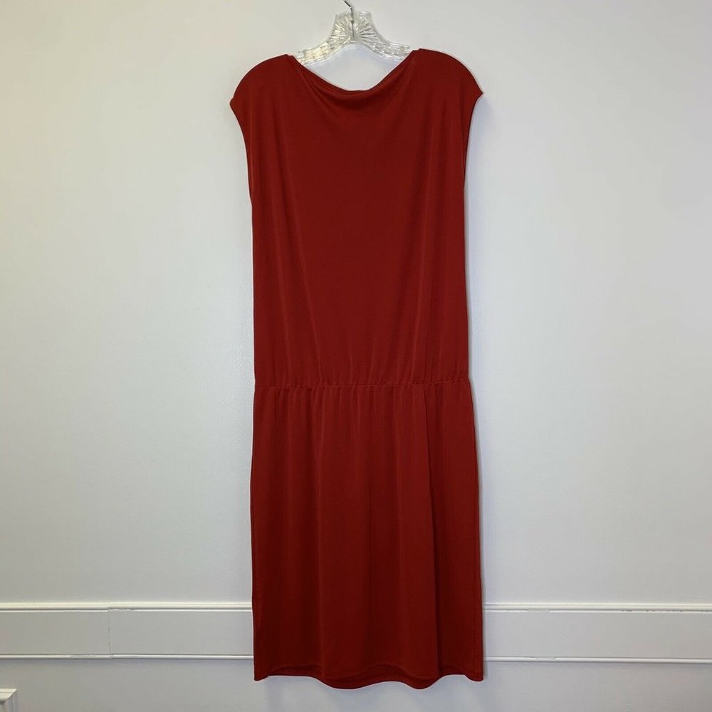 TALBOTS Red Blouson Dress - Picture 7 of 8